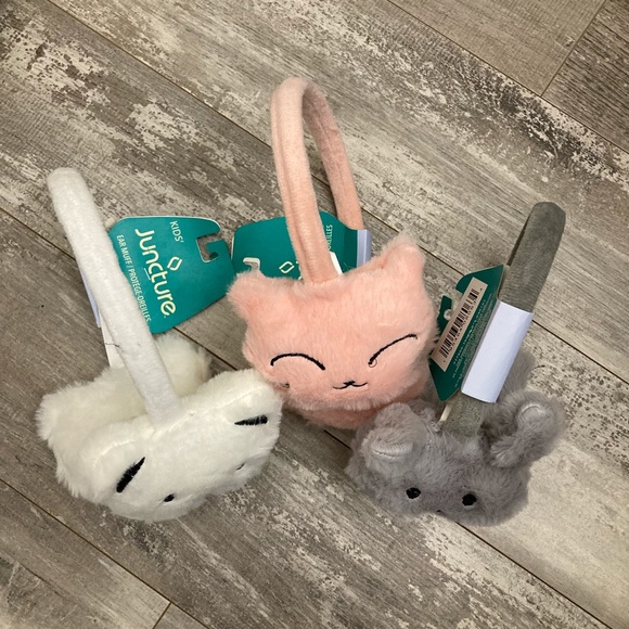 NWT Adorable Kids Animal Head Ear Muffs - Picture 4 of 7